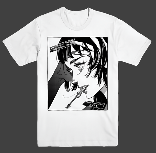 MOTFD 2024 Tour T-shirt (Girl and Guitar) – Clever Eagle Records