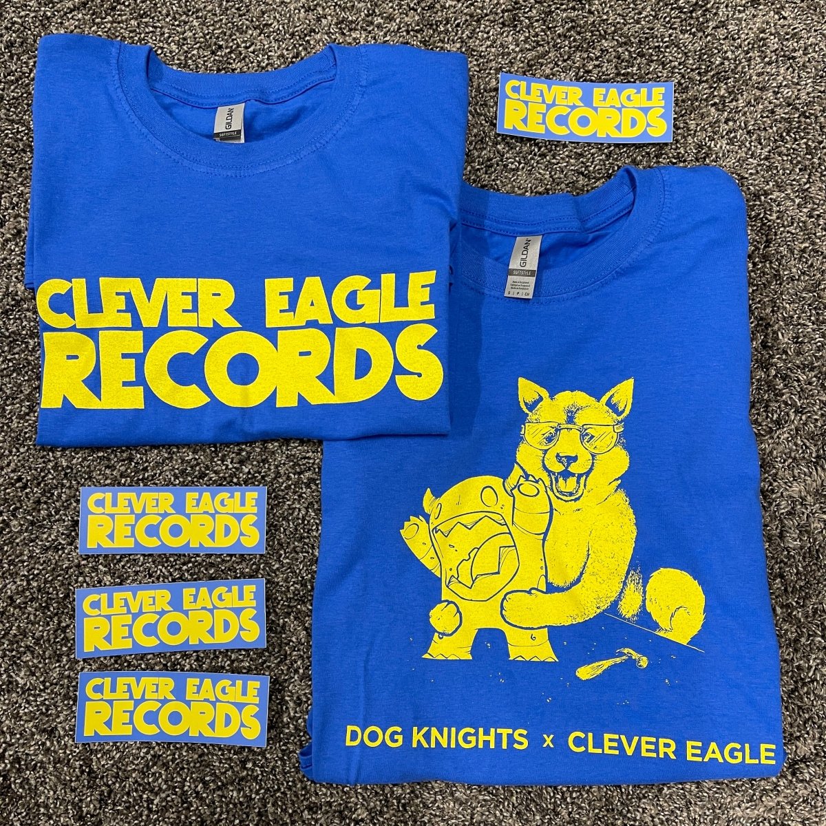 Ukraine Benefit Clever Eagle x Dog Knights T-shirt