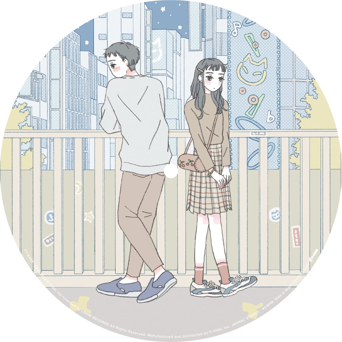 Uchu Nekoko - Night Cruising Love / parks [7-inch Picture Disc Vinyl]