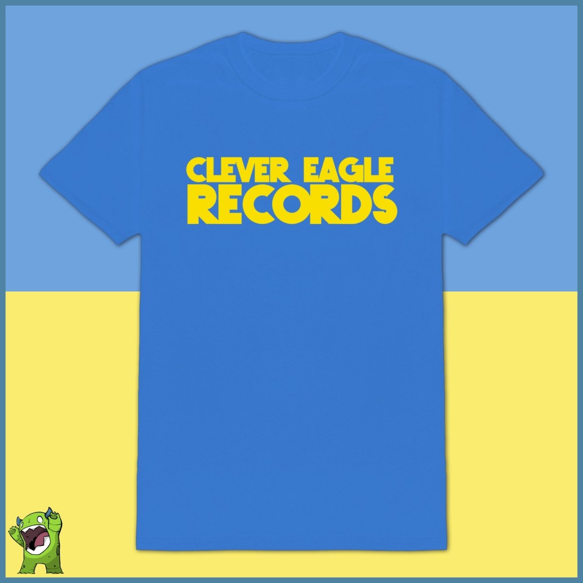 Clever Eagle Records Ukraine Benefit T shirt