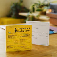 Vinyl Record Catalog Cards