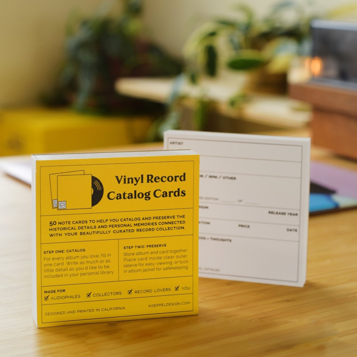 Vinyl Record Catalog Cards Clever Eagle Records